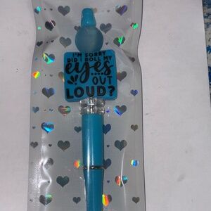 Im Sorry Did I roll My eyes Out Loud Handmade Pen